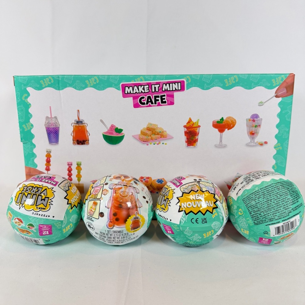 Miniverse Make It Mini Cafe Series 4 Surprise Blind Ball 4-Pack